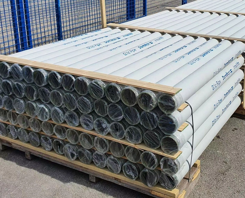 Wear-Resistant FRP GRP Processing Pipe for Chemical Plants